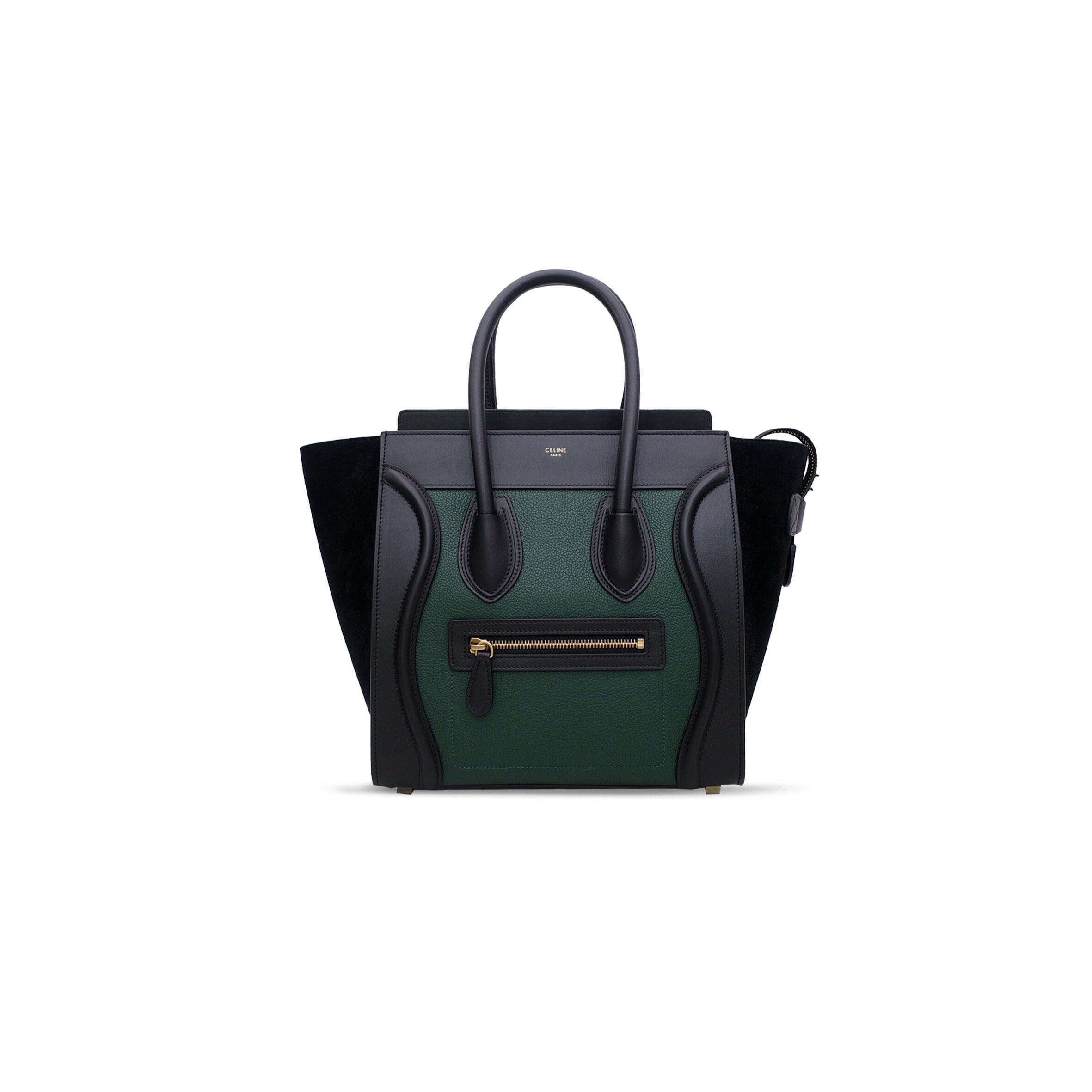 Ce**e tote in luggage micro pebbled calfskin 167793dru-38na (27*27*15cm)